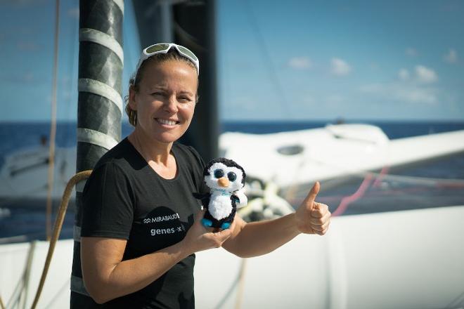 The mascot of Notre-Dame school /  La Trinité-sur-Mer © Yann Riou / Spindrift racing